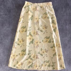 Vintage Joan Leslie Floral Maxi Skirt